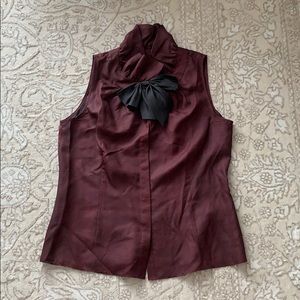 Lafayette 148 bow blouse